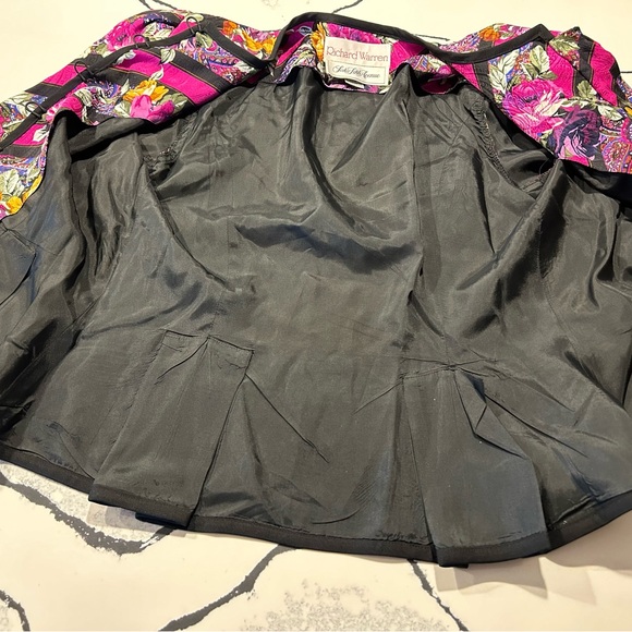 Vintage Richard Warren silk jacket from Sak’s Fifth Avenue - Picture 10 of 12